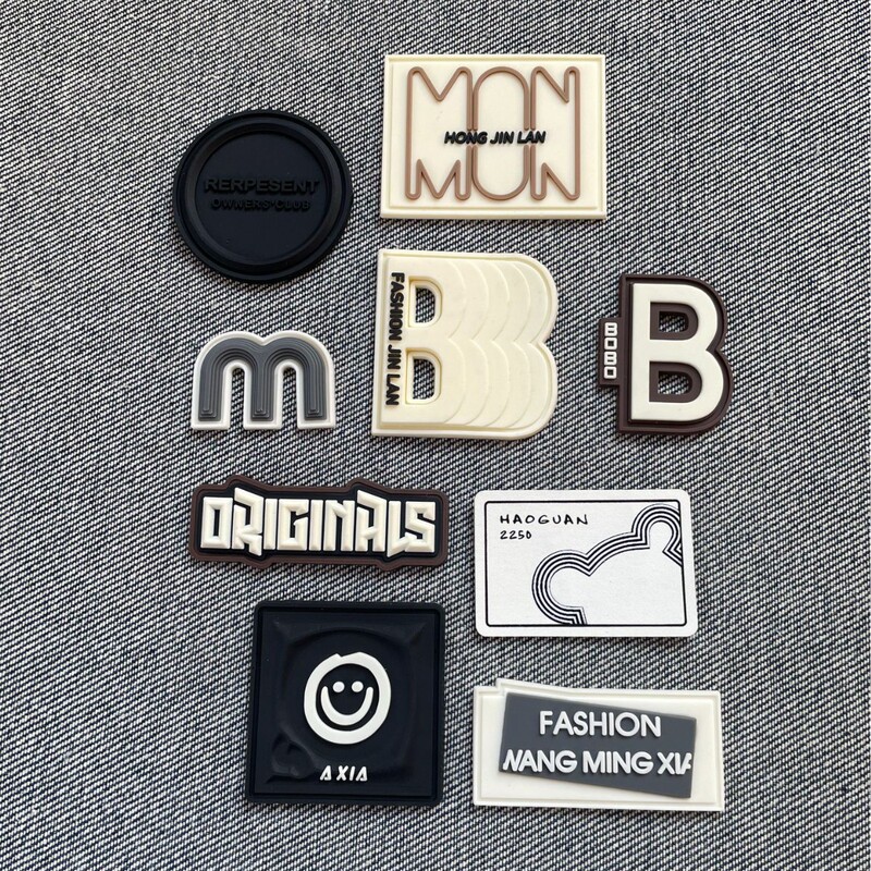 Round Letter m Trademark Shoes and Hats Trendy Brand Label Offset Printing Jewelry Patches Silicone Stickers Clothing Accessories Clothing Accessories Round Letter m Trademark Shoes and Hats Trendy Brand Label Offset Printing Jewelry Patches Silicone Stickers Clothing Accessories Clothing Accessories