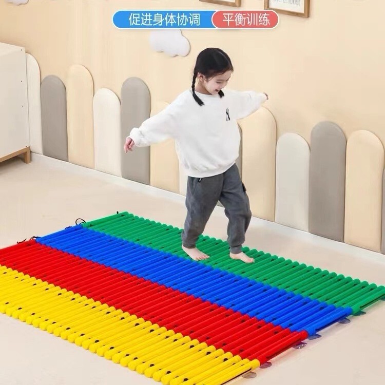 Children's Early Education Balance Trail Sensory Training Equipment Tactile Board Balance Beam Kindergarten Single-Plank Bridge Toy Home Children's Early Education Balance Trail Sensory Training Equipment Tactile Board Balance Beam Kindergarten Single-Plank Bridge Toy Home