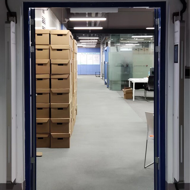Rfid Wall-Mounted Access Control Channel Door with Screen for Warehouse Entry and Exit Automatic Inventory Intelligent Alert