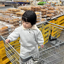 加绒童套装2025秋季加绒童趣休闲洋气两件套翻领套装