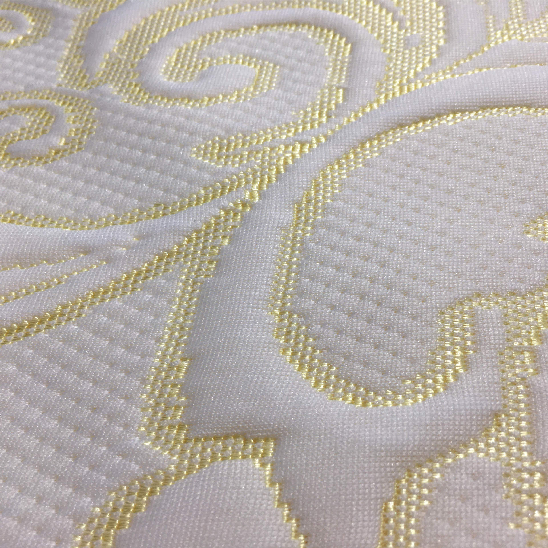 240 gramos de tela de colchón amarillo precio spot tejido Jacquard tela de colchón