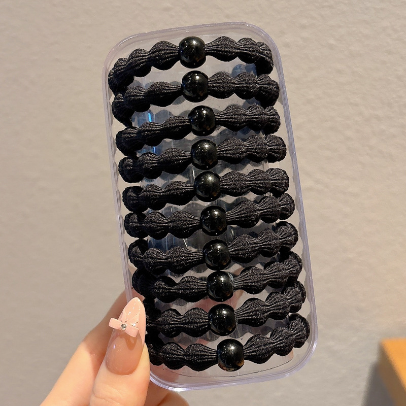 Coleteros de Alta Elasticidad, Estilo 2025, Bandas Elásticas para Mujer para Atar el Cabello, Coleteros Duraderos que No Tiraman del Cabello, Accesorios para el Cabello con Diadema.