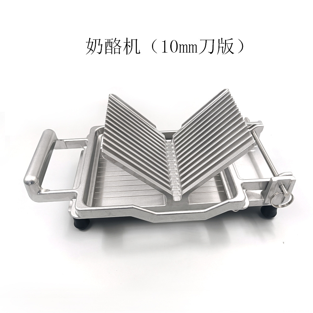 Pan queso Queso rebanadora comercial 304 cuchillo de acero inoxidable queso tostado multifunción manual rebanadora