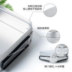 Double handle Japanese lunch box adult square outdoor picnic cooking artifact aluminum lunch box travel portable