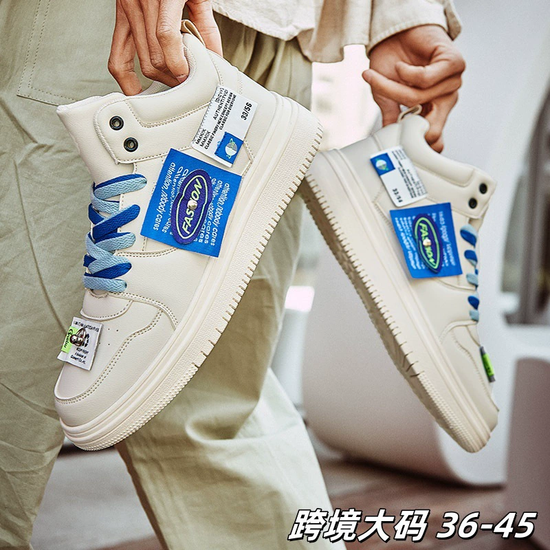 Пара спортивной обуви мужская модная обувь 2024 новый Кляйн синий подросток большой размер мужской обуви оптом