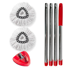 适配O-Cedar/Vileda三角拖把头超细纤维360度旋转拖把配件替换头