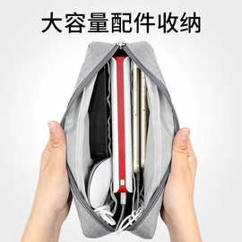 充电宝数据线充电器笔记本电脑电源收纳包数码配件收纳袋一件代发