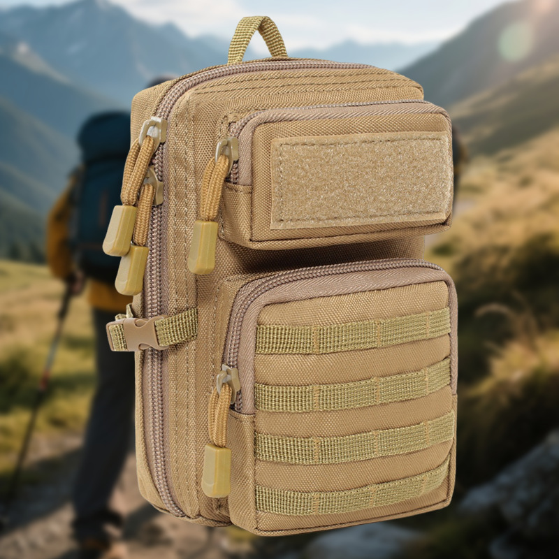 Tactical Equipment, Outdoor Supplies, Waist Bag, Outdoor Waterproof Small Chest Bag, Power Bank, Miscellaneous Storage Bag, Wholesale in Stock