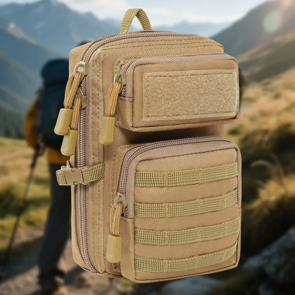 Tactical Equipment, Outdoor Supplies, Waist Bag, Outdoor Waterproof Small Chest Bag, Power Bank, Miscellaneous Storage Bag, Wholesale in Stock