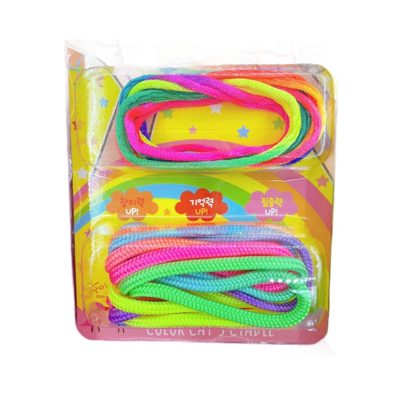 Cuerdas de floración creativas 8090 recuerdos de la infancia nostálgicos lindos juguetes interactivos de reducción de presión cuerda de arco iris para niños