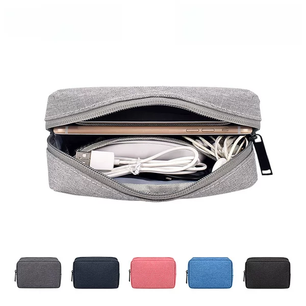 Digital Accessories Cosmetics Bag, Mouse Data Cable, Mobile Power Supply Protection Bag, U Disk, Excellent Shield Charging Head Organizer Box
