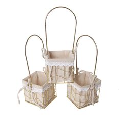 ins金屬花籃手提鐵藝花籃方形圓形花架鮮花創意家居收納框擺件