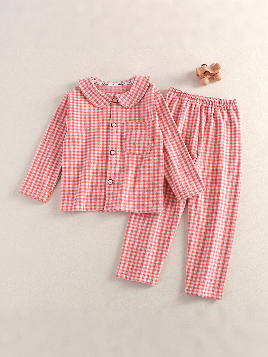 Ropa de niños para niños conjunto de ropa de hogar niños cuadrados de terciopelo cálido bordado muñeca pijamas para niños ropa de hogar
