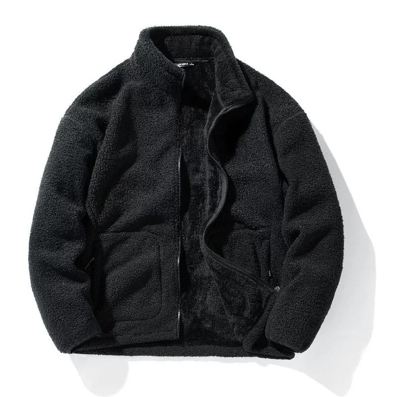Velvet demi-season jacket, sweatshirt, keep warm cardigan with zipper