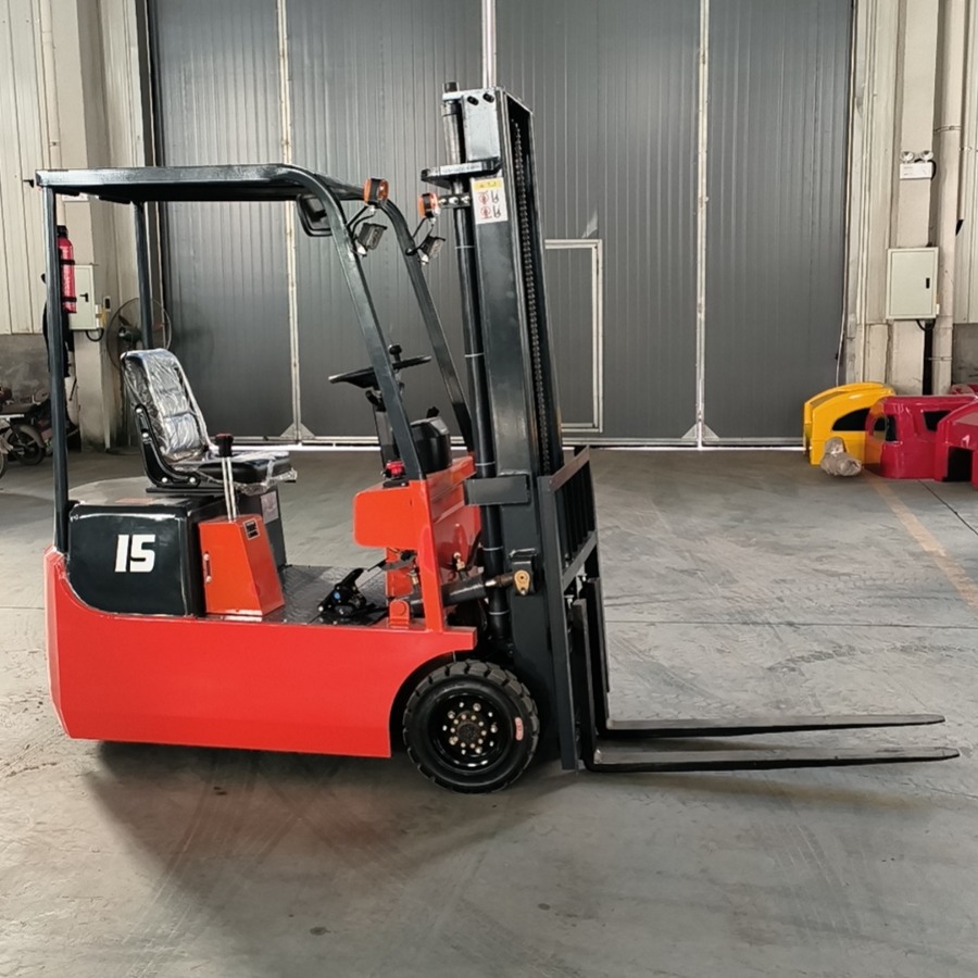 新能源小型电动三支点叉车 农用装载卸货叉车 电动小型货叉