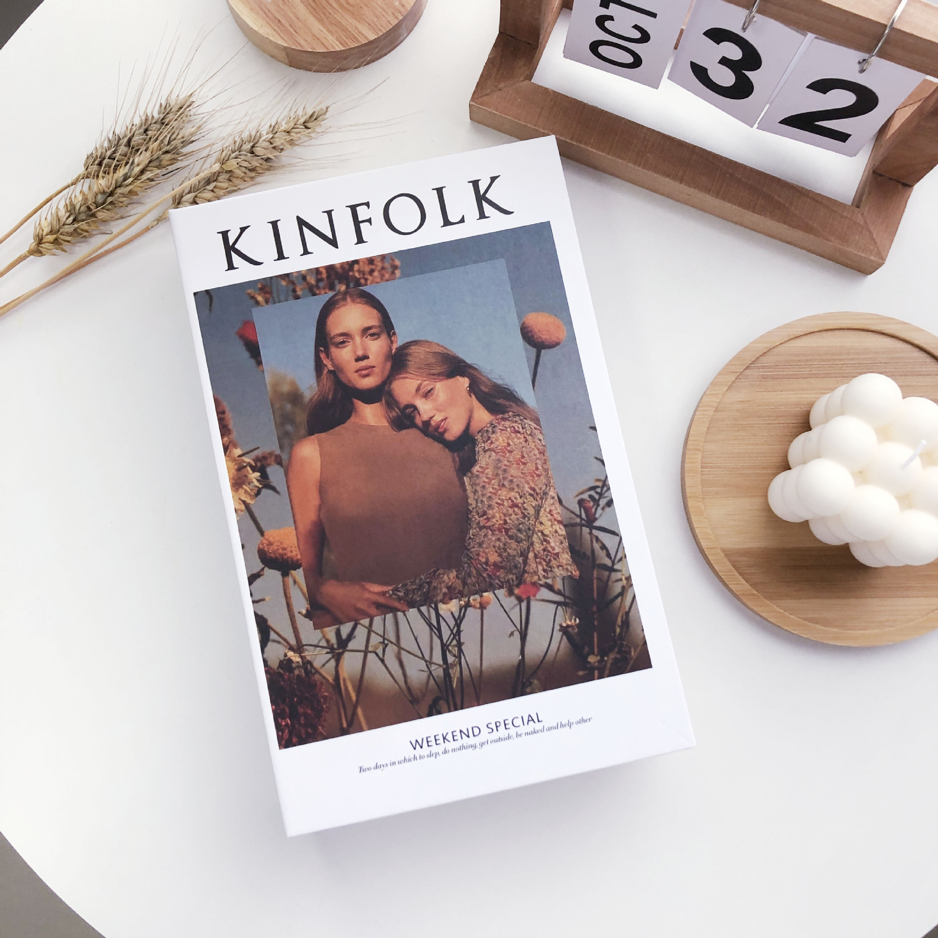 Libros falsos plegables estilo nórdico/INS, props de fotografía, decoración suave, muestra de fábrica