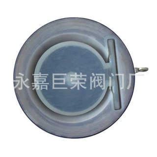 H74F46衬氟对夹止回阀 15mm~350mm 垂直板式 软密封