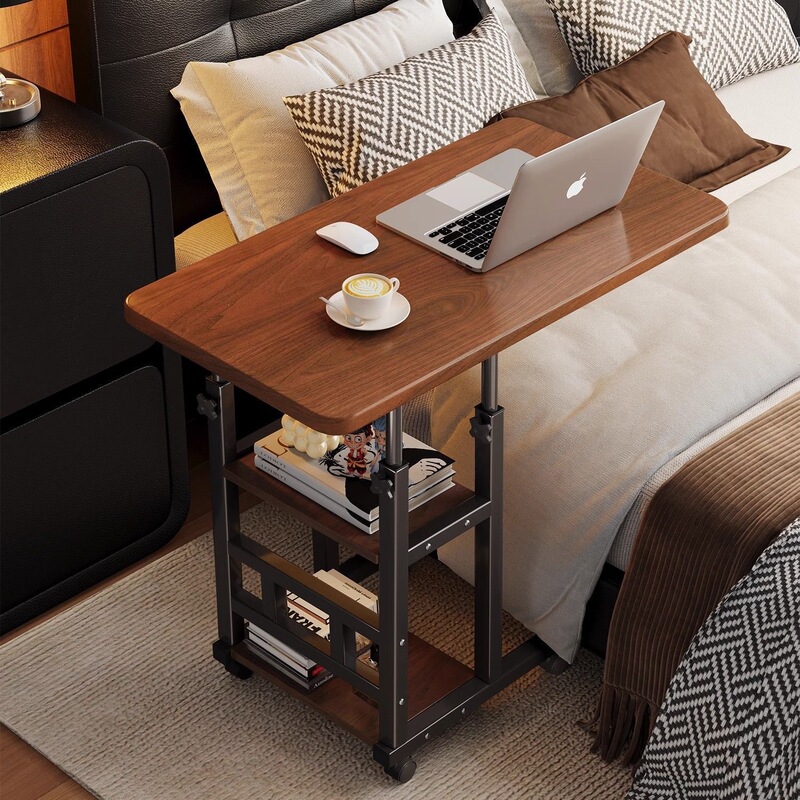 Bedside Table, Movable Lifting Table, Computer Table, Simple Student Desk, Home Bed Table, Office Desk