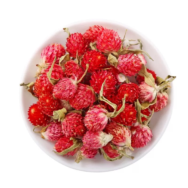 Red Peach Blossom Tea Hong Qiao Mei 500g Canned Herbal Flower Tea for Cold Brew and Daily Infusions in use