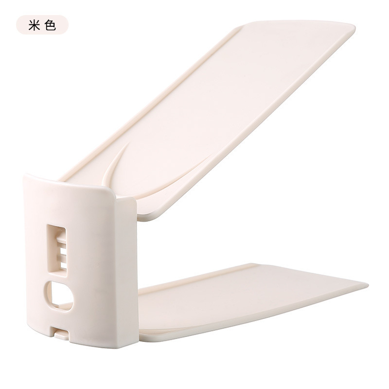 収納靴棚二重靴トレー三段調節可能家庭用寮整理神器スリッパ靴棚靴収納棚|undefined