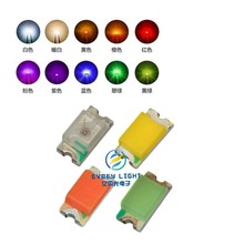 1206发光二极管1206led灯珠红光橙光黄绿光翠绿色蓝灯白光暖白粉