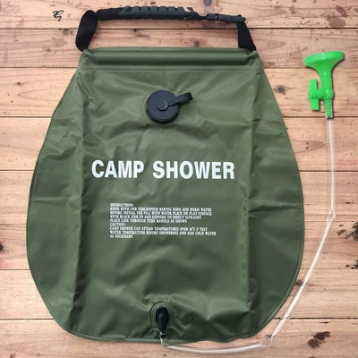 Shower Tent, Home Use Thickened – Avtomobil dam çadırları - military-green-water-bag-20l-120120190cm-single