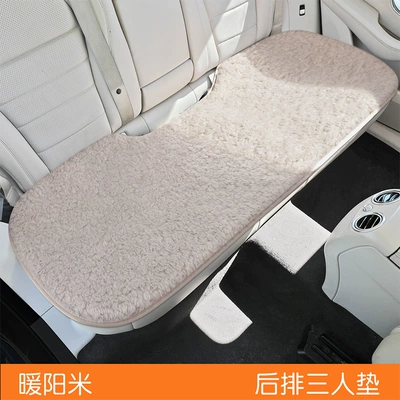 Wool pad, Tiktok and Kuaishou Popular Car - nuanyangmi-three-seat-back-row