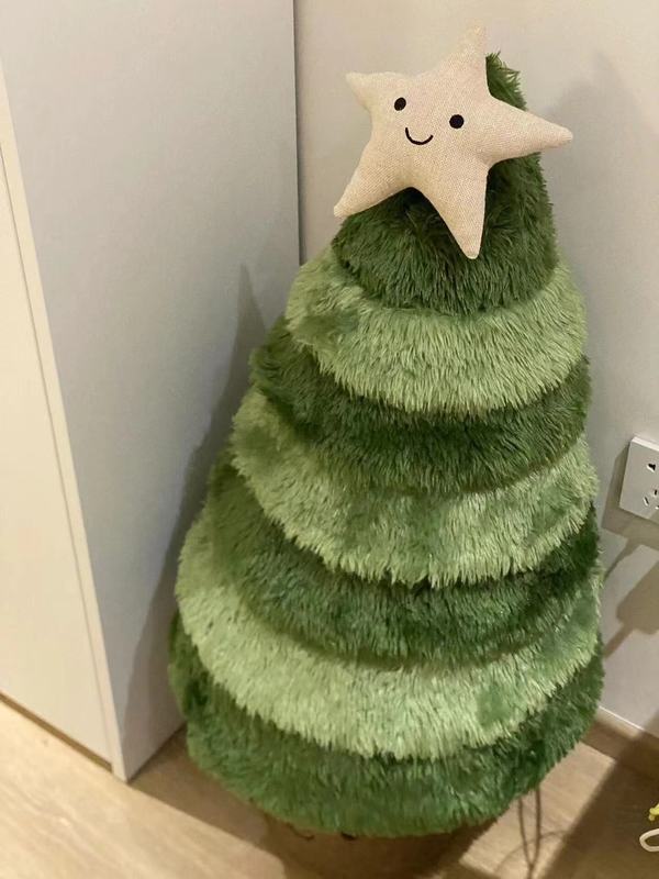 蝶結びのクリスマスツリー、スプルースのクリスマスツリー、クリスマスリース、ぬいぐるみ、装飾人形、ギフト|undefined