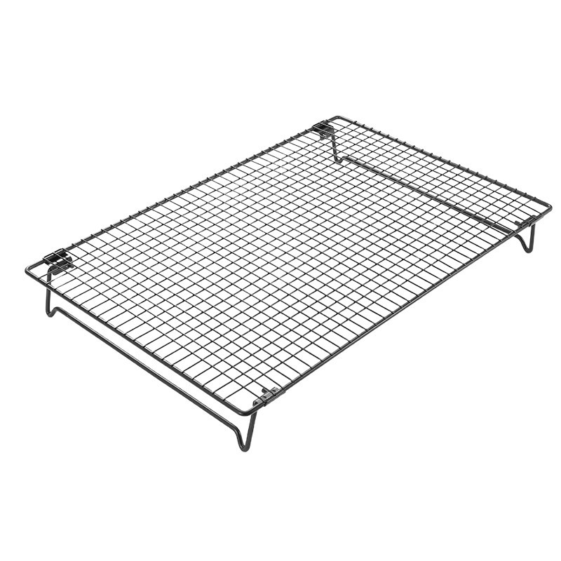 Estante de enfriamiento para hornear Estante plegable para pastel Estante frío para pan Red de secado en frío Estante de enfriamiento para computadora portátil Estante de rejilla para barbacoa