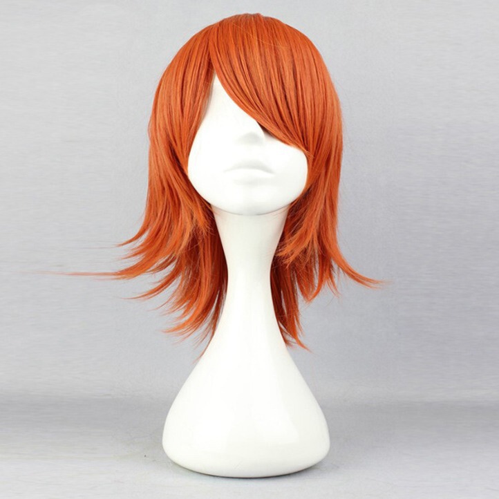 One Piece Wig Export Supply One Piece Nami Orange Anime Wig Nami Short Hair
