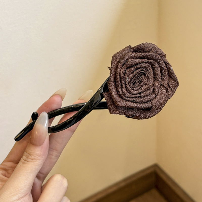 Temperamento coreano de alta gama gelatina pudín torsión clip cabello de alta calidad un clip de estilo estilo estilo de cabello