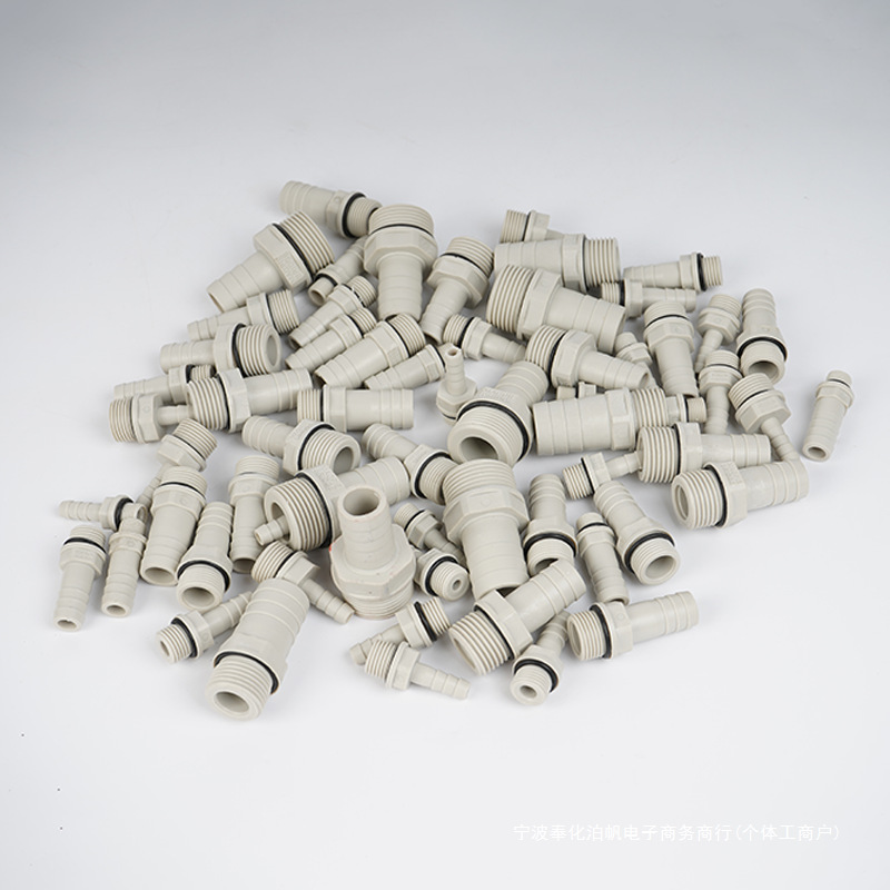 Torre de acero plástico POM anticorrosión ácido-alcalino resistente manguera de agua tanque de agua junta de cubo de agua tuerca delgada de plástico alambre interior y exterior