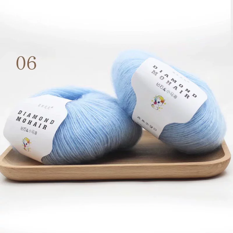 Diamond Pony: шарф и клубок пряжи Diamond Mohair, ручная работа, бренд 贝尔尼尼, разнообразные конфигурации
