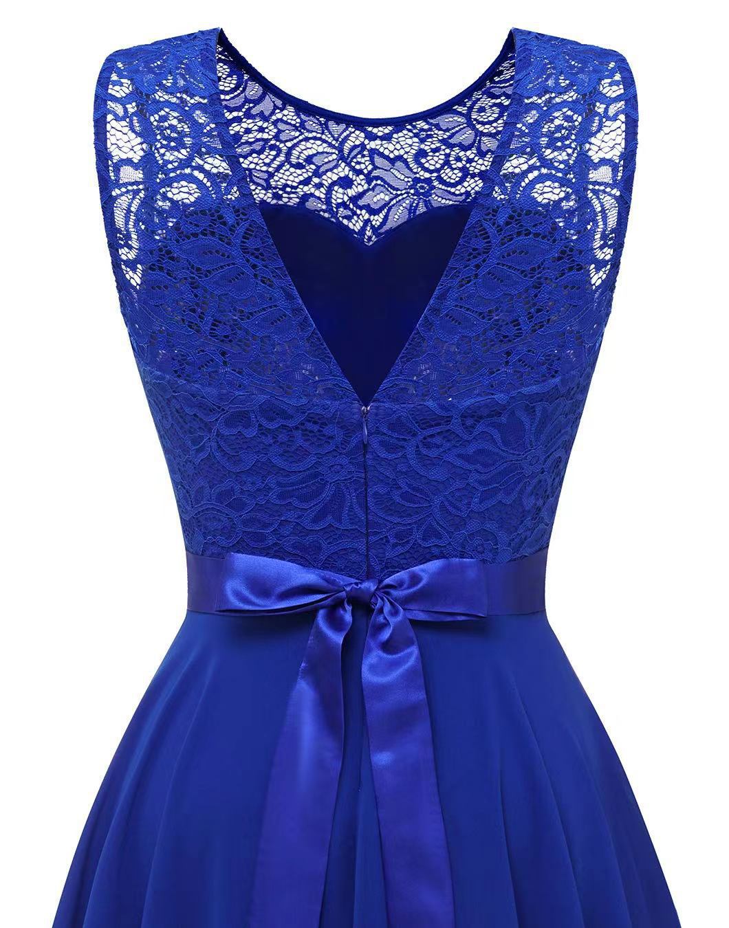 K New Sexy Lace Patchwork Maxi Dress Evening Gown For Women_ecoleips.com