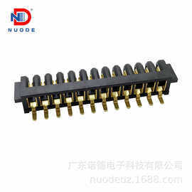 笔记本 电池座连接器  12Pin 带柱母座贴片 2.5mm间距 镀金2U