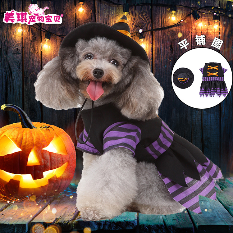 Cross-border Pets Christmas Costumes Dog Clothes Cats Small and Medium-sized Dogs Teddy Dog Decorative Clothing