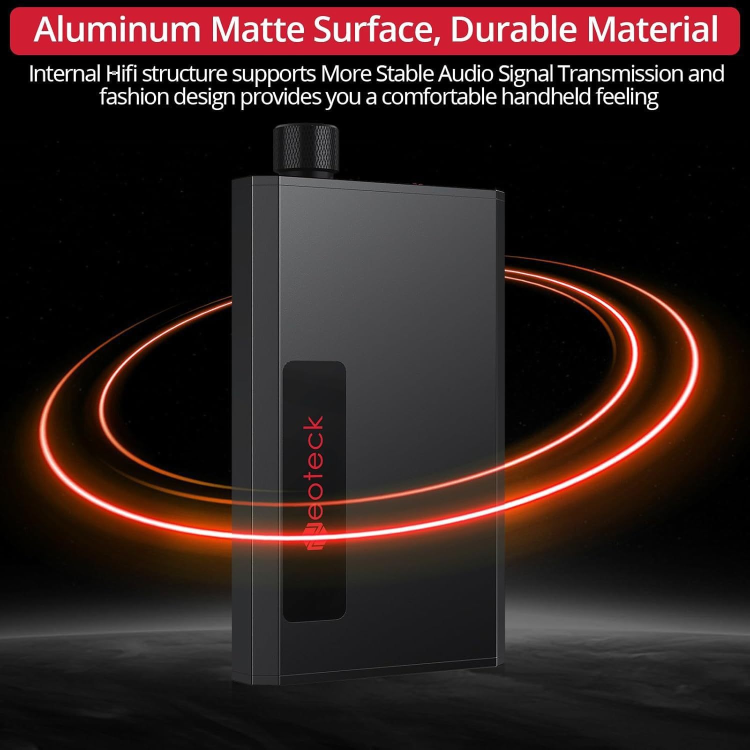 Neoteck Portable 3.5mm Headphone Amplifier with Bluetooth 5. 4