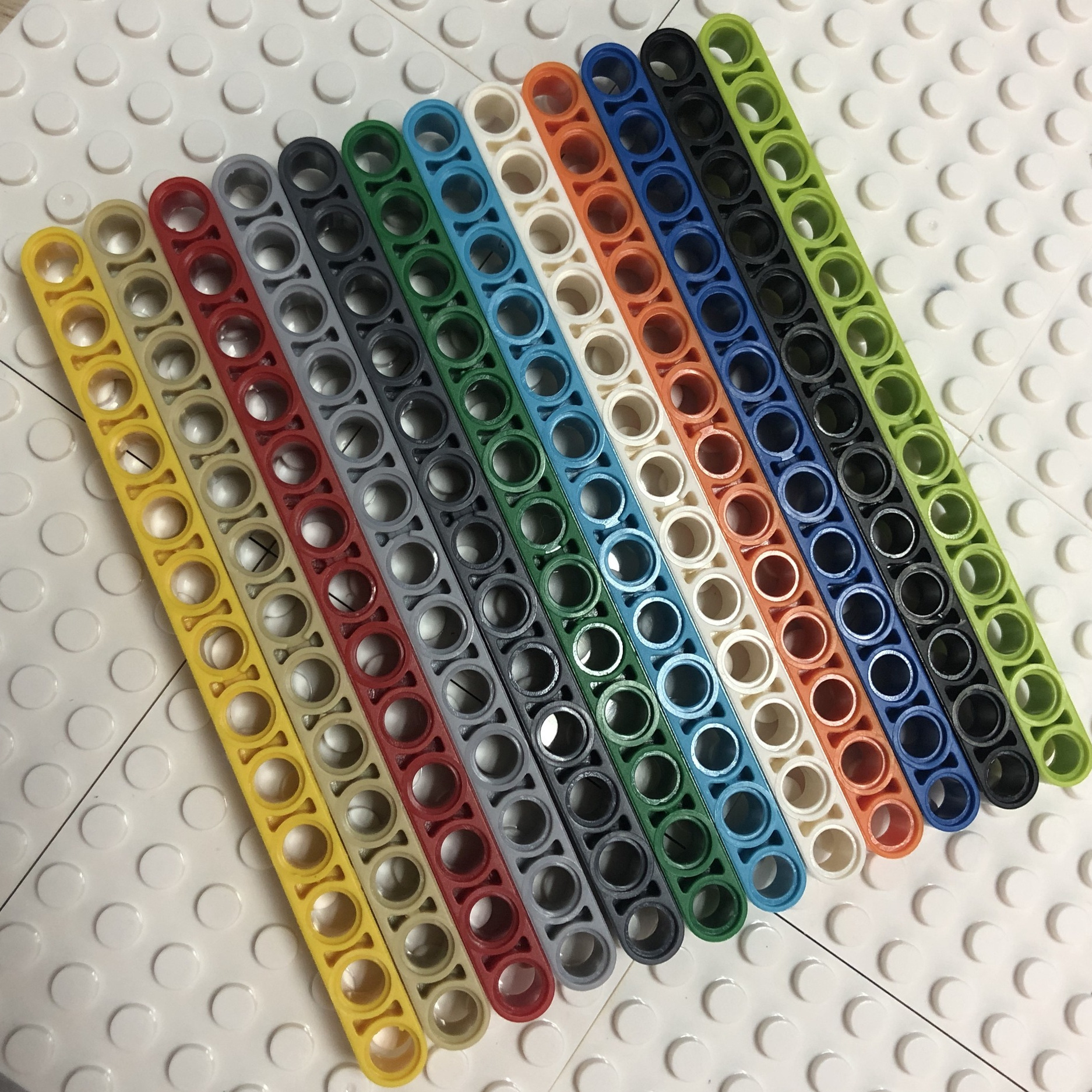 一公斤约275颗粒41239小颗粒积木兼容乐高积木梁科技件1x13孔