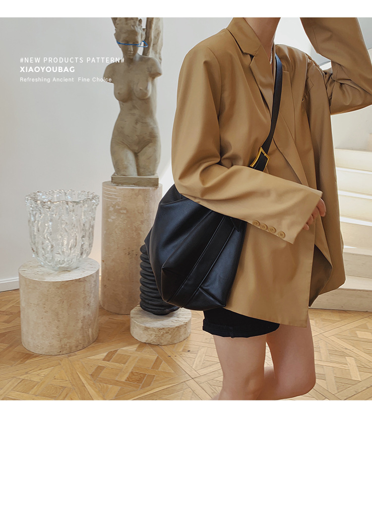  Soft Collapse Izjemno preprost Wind na eno ramo Big Small You Home Vsestranska moda za delo in delo Novo veliko_voghion.com