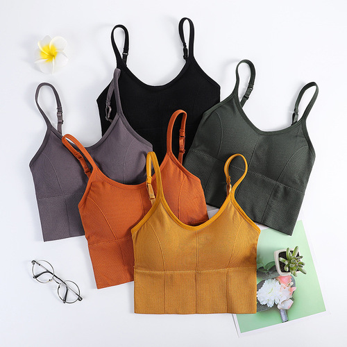 Kaka's same beautiful back bra U-shaped bottoming wrap chest anti-exposure tube top suspender sports vest bra for women