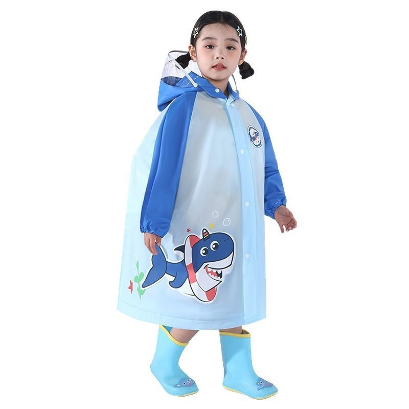 儿童雨衣带书包位男童女孩幼儿小学生上学专用防暴雨2025新款雨披|undefined