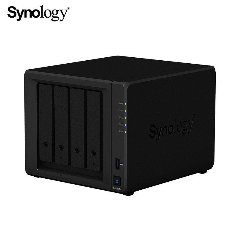 Synology DS420+ 4 disk network storage server NAS private cloud disk…