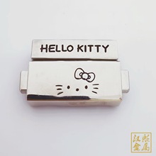 HANXI可定制LOGO首饰盒锁扣 箱包锁一字锁扣 双边锁箱包五金饰品