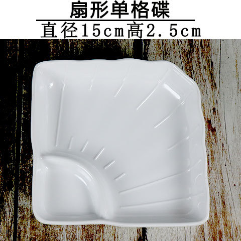 Platos de melamina blancos gruesos cuadrados, para comidas y aperitivos – vajilla de plástico, venta al por mayor.