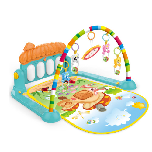 0-3 year old baby pedal piano fitness stand baby toy multifunctional early education music baby crawling mat