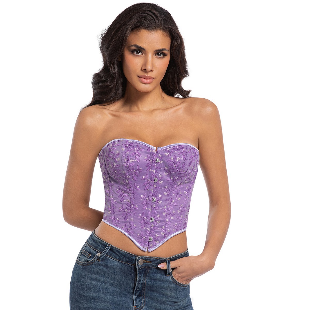 Nuevo caña púrpura pechos hueso de pez plástico ropa Aliexpress Amazon Temu suministro