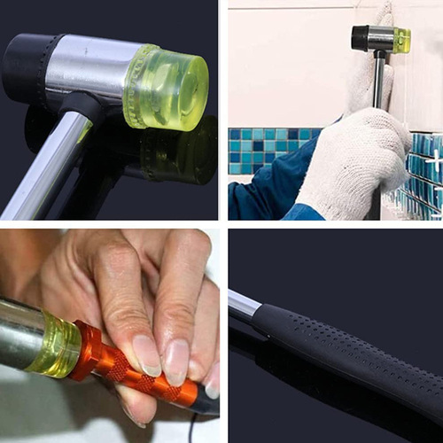 Rubber Hammer Jewelry Renovation Tools Rubber Hammer Ceramic Tile Decoration Multifunctional Plastic Hammer Jewelry Tools
