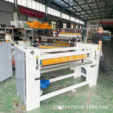 鸿腾双组份油性胶专用硅胶辊滚涂设备单面涂胶机铝塑板防划痕覆膜