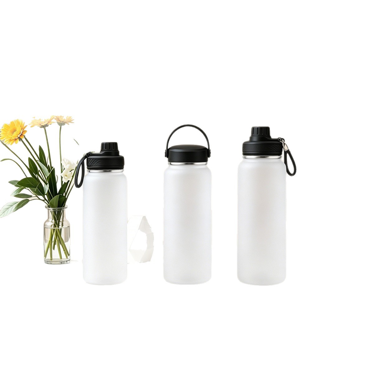 Transfronterizo 32oz taza espacial deportiva al aire libre taza de agua de acero inoxidable portable taza espacial logotipo personalizado
