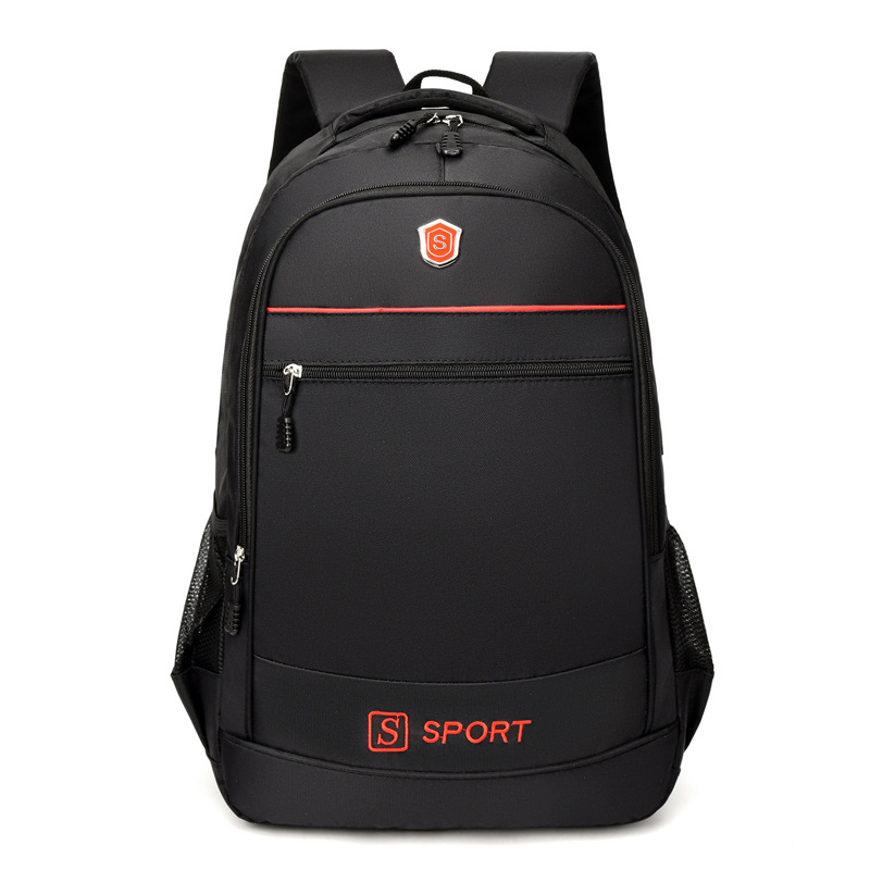 Bolso de computadora de negocios simple casual para hombres, mochila de viaje al aire libre de gran capacidad, mochila de moda para estudiantes de secundaria
